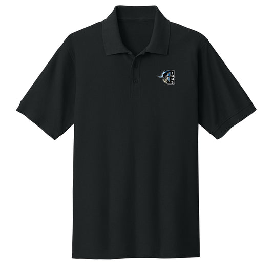 Everett Meredith School Staff Port & Co™ Core Blend Pique Polo (Black)