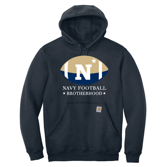 Navy Football Brotherhood Carhartt ® Midweight Hooded Sweatshirt
