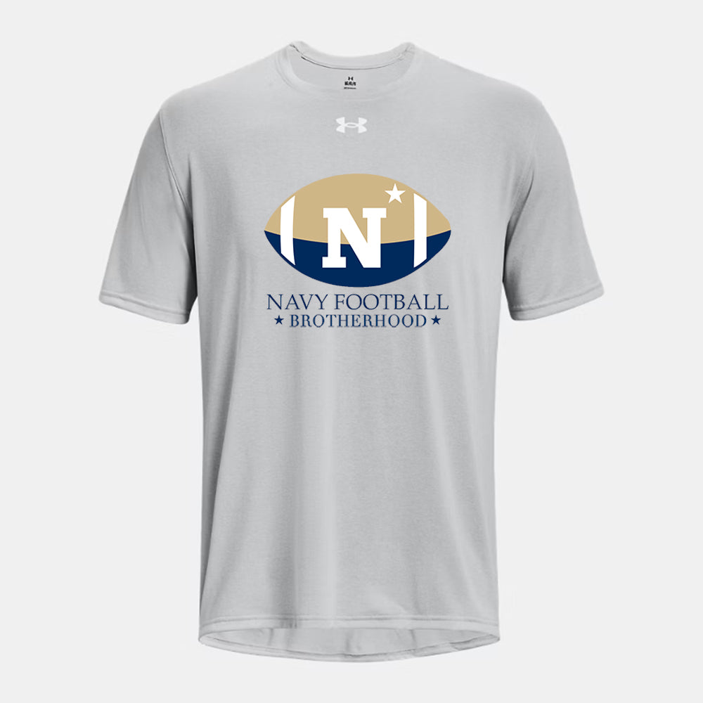 Navy Football Brotherhood Under Armour Short Sleeve Tech Tee (Mod Grey)