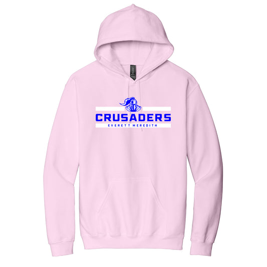 Everett Meredith School Crusader Softstyle® Midweight Pullover Hooded Sweatshirt