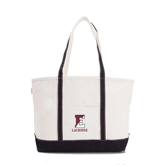 Episcopal Lacrosse Large Canvas Tote