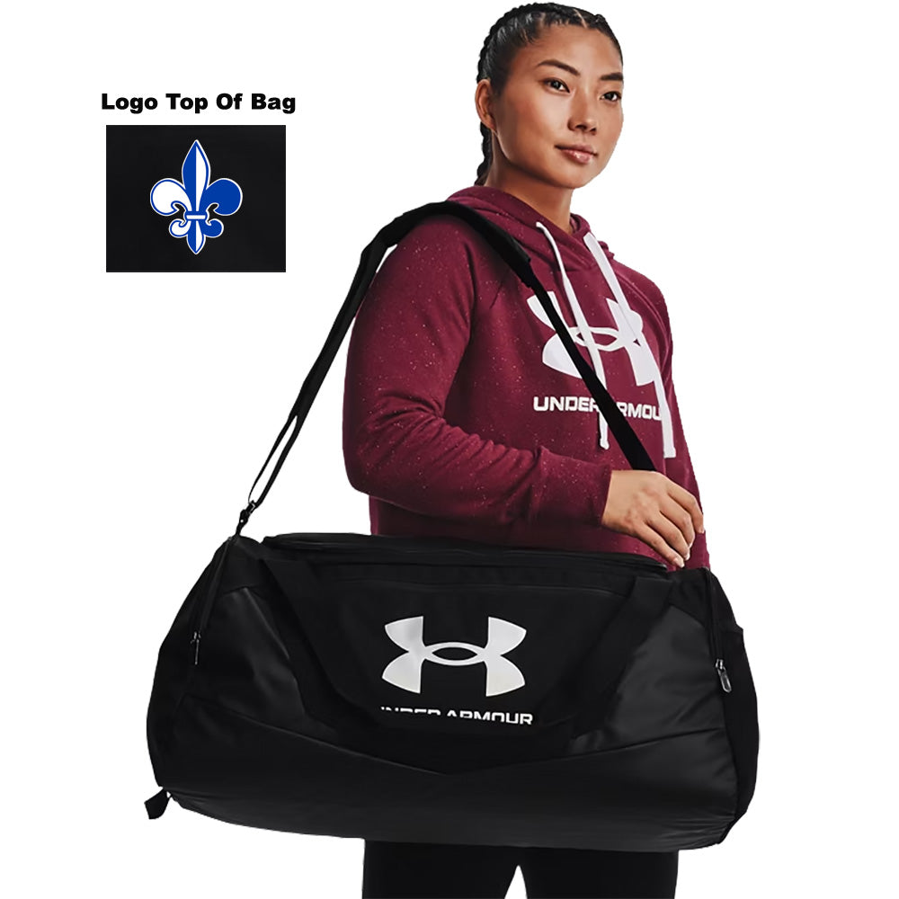 Saints Fluer UA Undeniable 5.0 Medium Duffle Bag