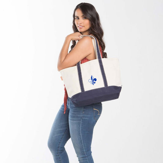 Saints Fluer Medium Canvas Tote