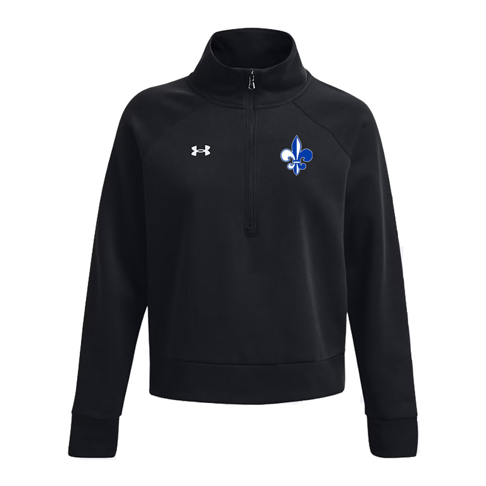 Saints Women's UA Rival Fleece 1/2 Zip