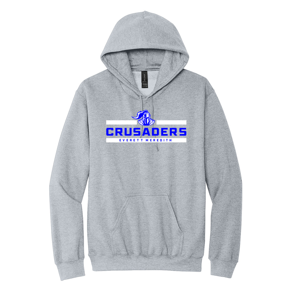 Everett Meredith School Crusader Softstyle® Midweight Pullover Hooded Sweatshirt