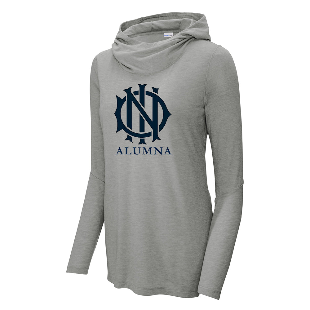 Ind Alumna Sport-Tek® Women's PosiCharge® Tri-Blend Wicking Long Sleeve Hoodie