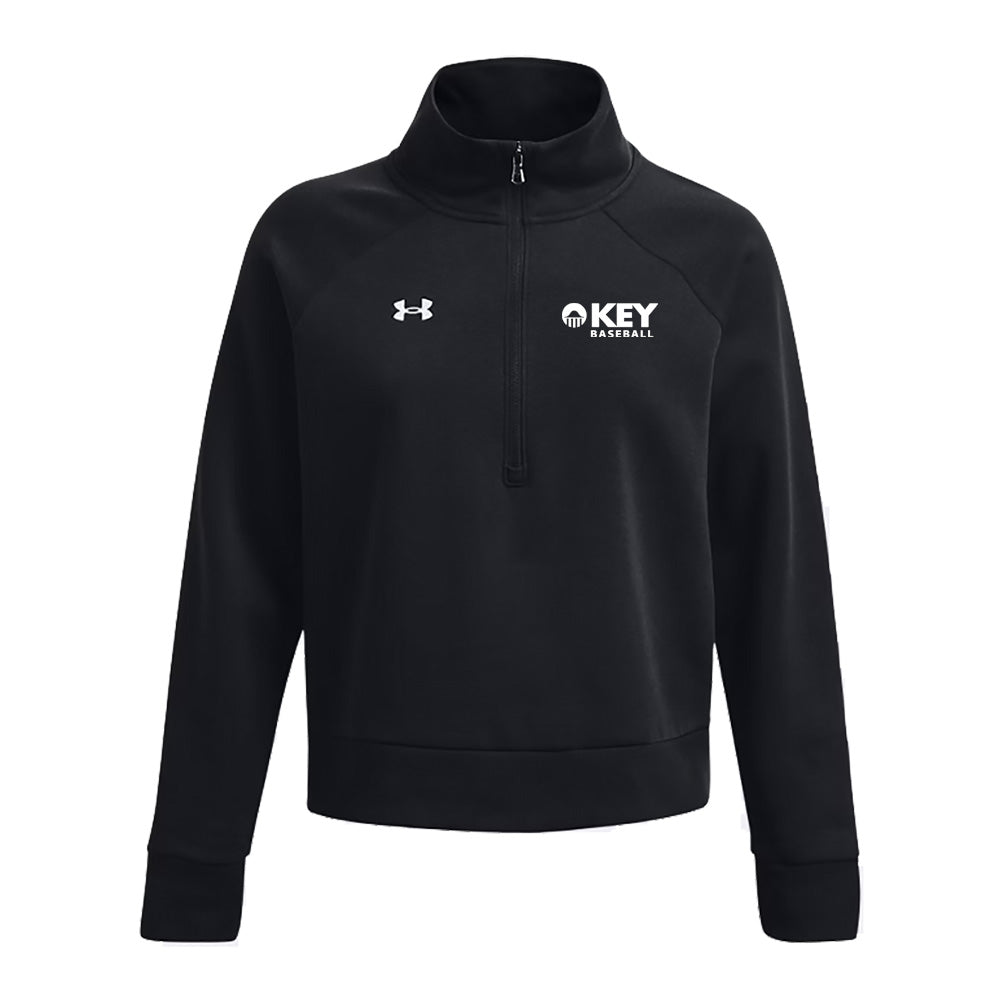 Key School Baseball Under Armour Women's Rival Fleece 1/2 Zip