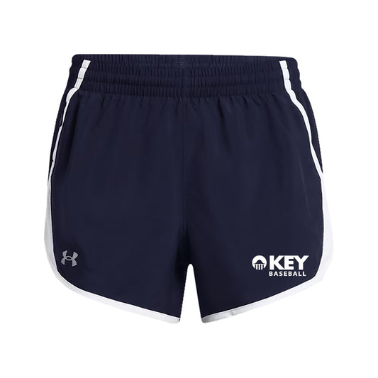 Key School Baseball Women's Fly-By 3" Shorts