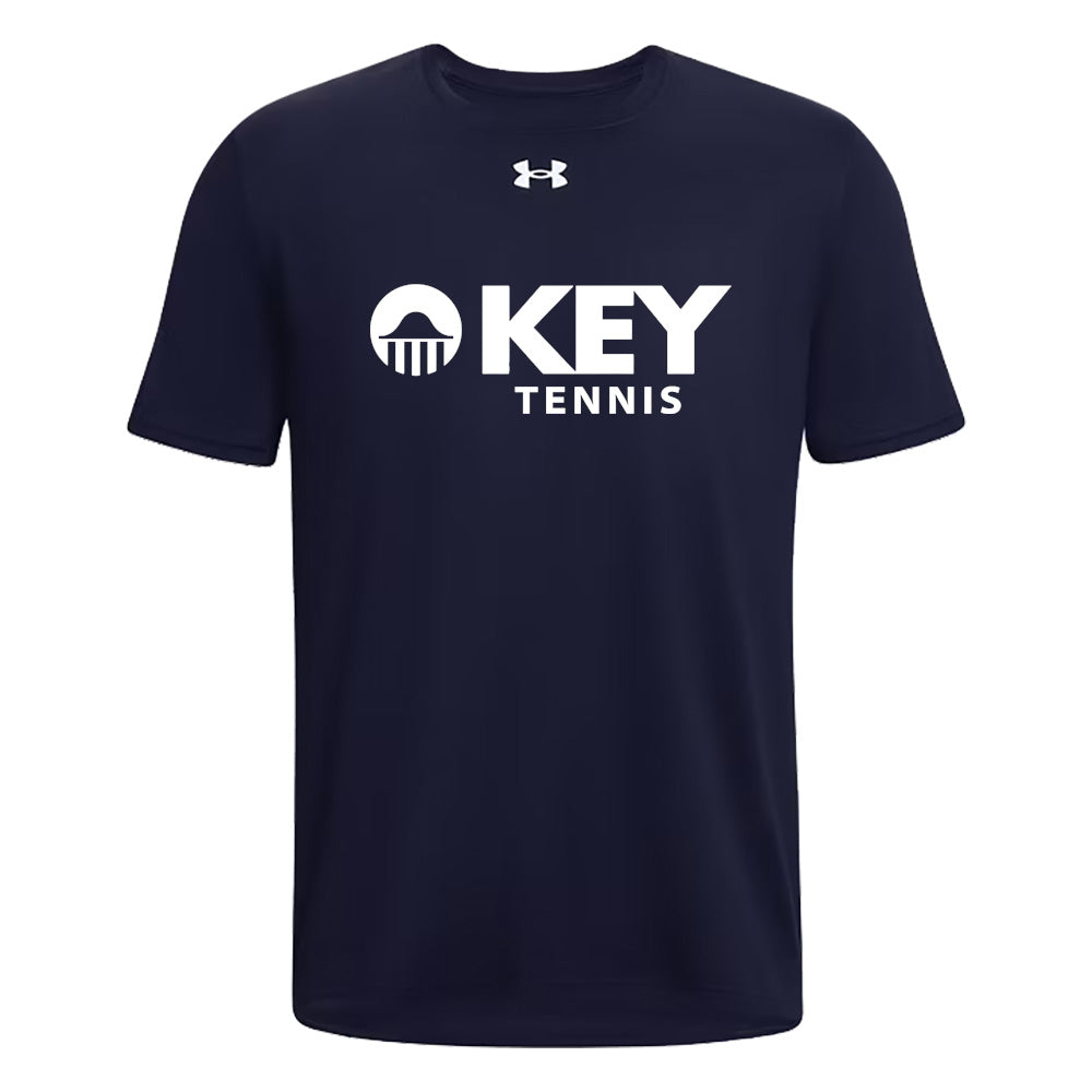 Key School Tennis Under Armour Men's Tech Short Sleeve Tee