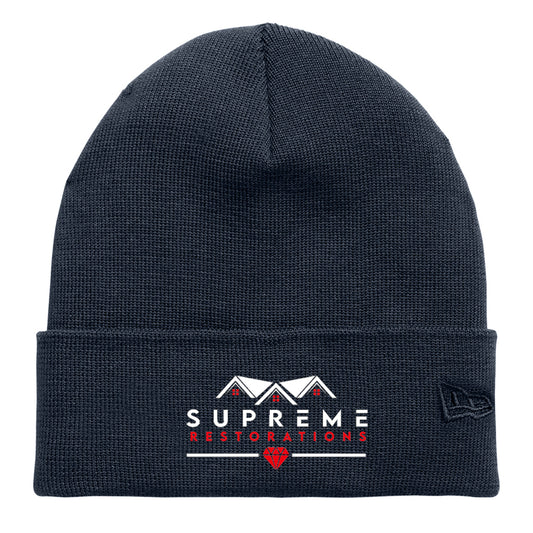 Supreme Restoration New Era® Recycled Cuff Beanie (Navy)