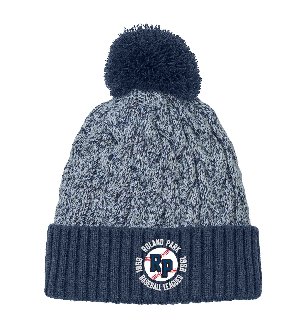RP Rec New Era® Marled Knit Pom Beanie