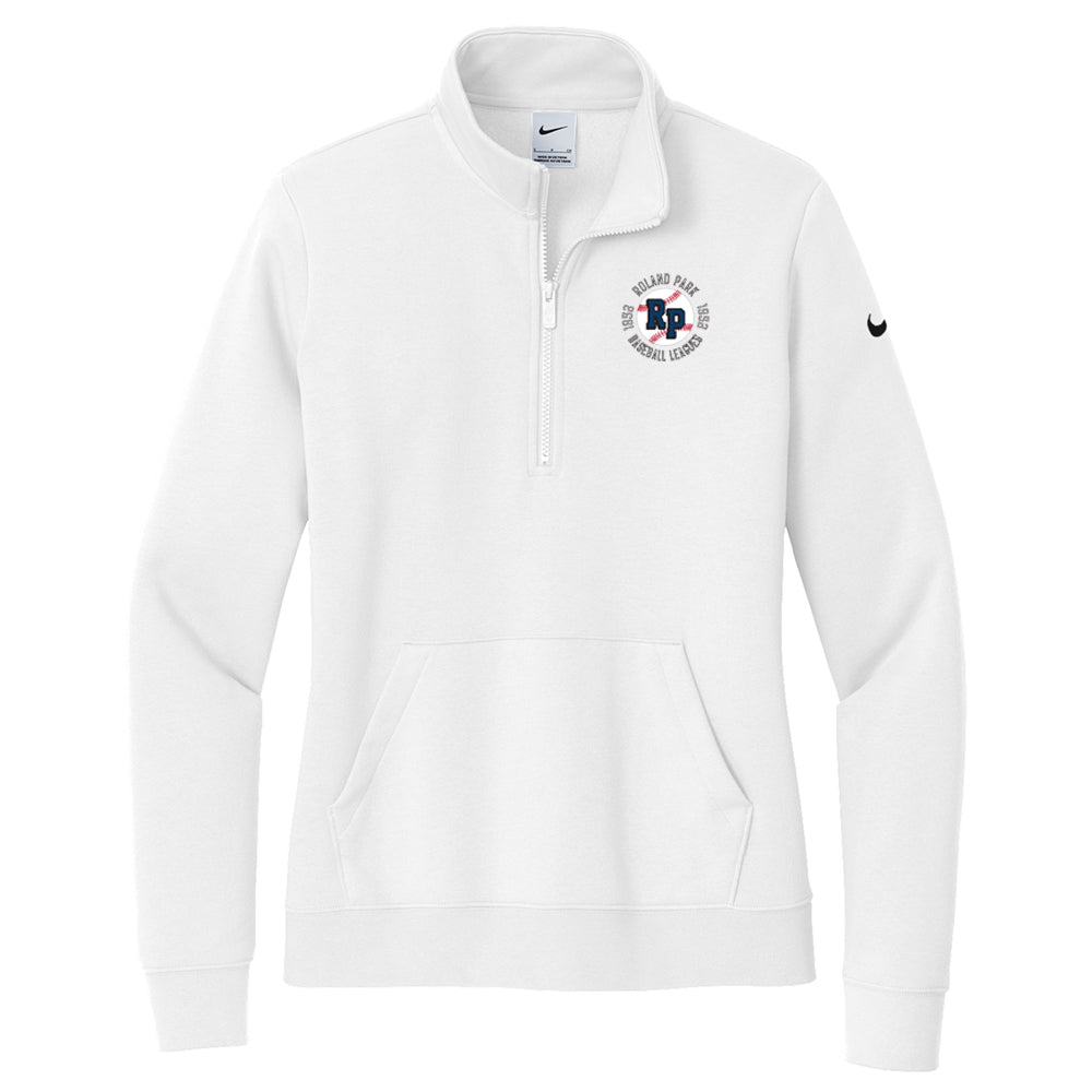 RP Rec Nike Women's Club Fleece Sleeve Swoosh 1/2-Zip