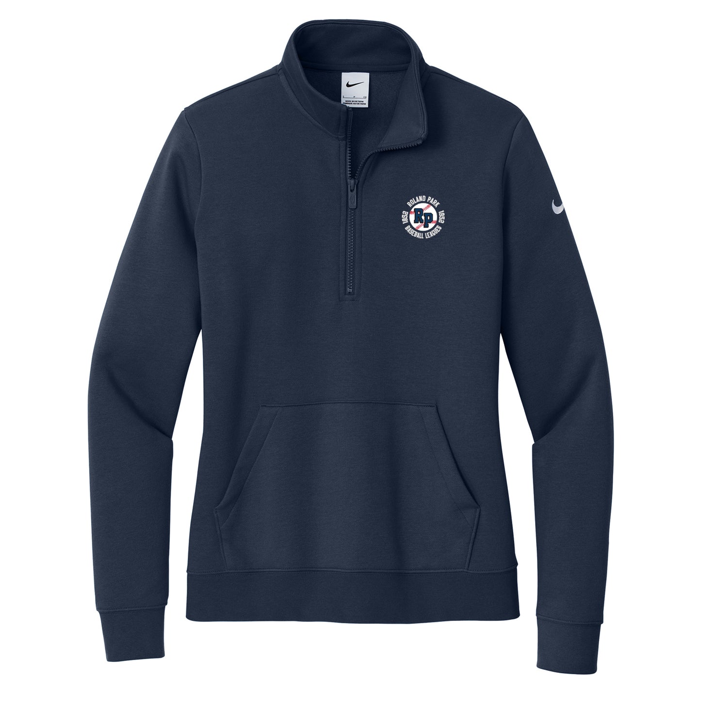 RP Rec Nike Women's Club Fleece Sleeve Swoosh 1/2-Zip