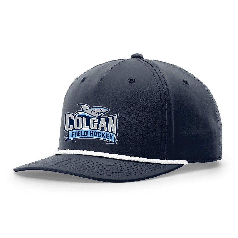 Colgan Field Hockey Richardson 5-Panel Classic Rope Cap (Shark)
