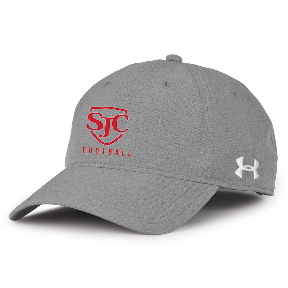 SJC Football Under Armour Airvent Performance Cap (Grey)