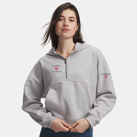 St. John's Volleyball Women's UA Icon Fleece 1/2 Zip Hood