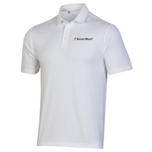 SmartRoof Under Armour T2 Green Polo (White)