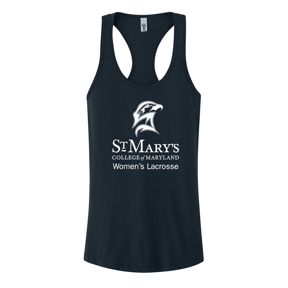 SMCM Women's Lacrosse Next Level Apparel® Women’s Ideal Racerback Tank