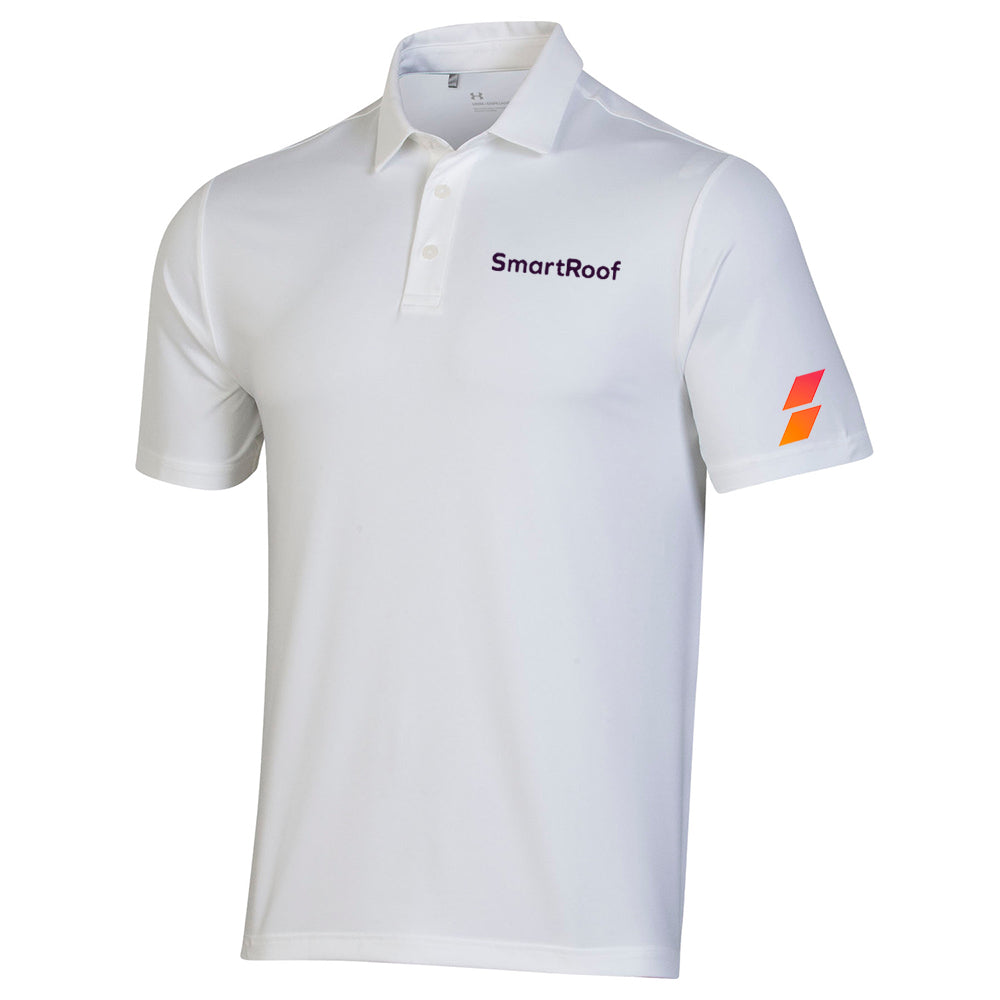 SmartRoof Under Armour T2 Green Polo (White)