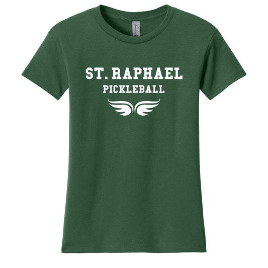 St. Raphael's Pickleball Next Level Apparel® Women’s Cotton Relaxed Tee