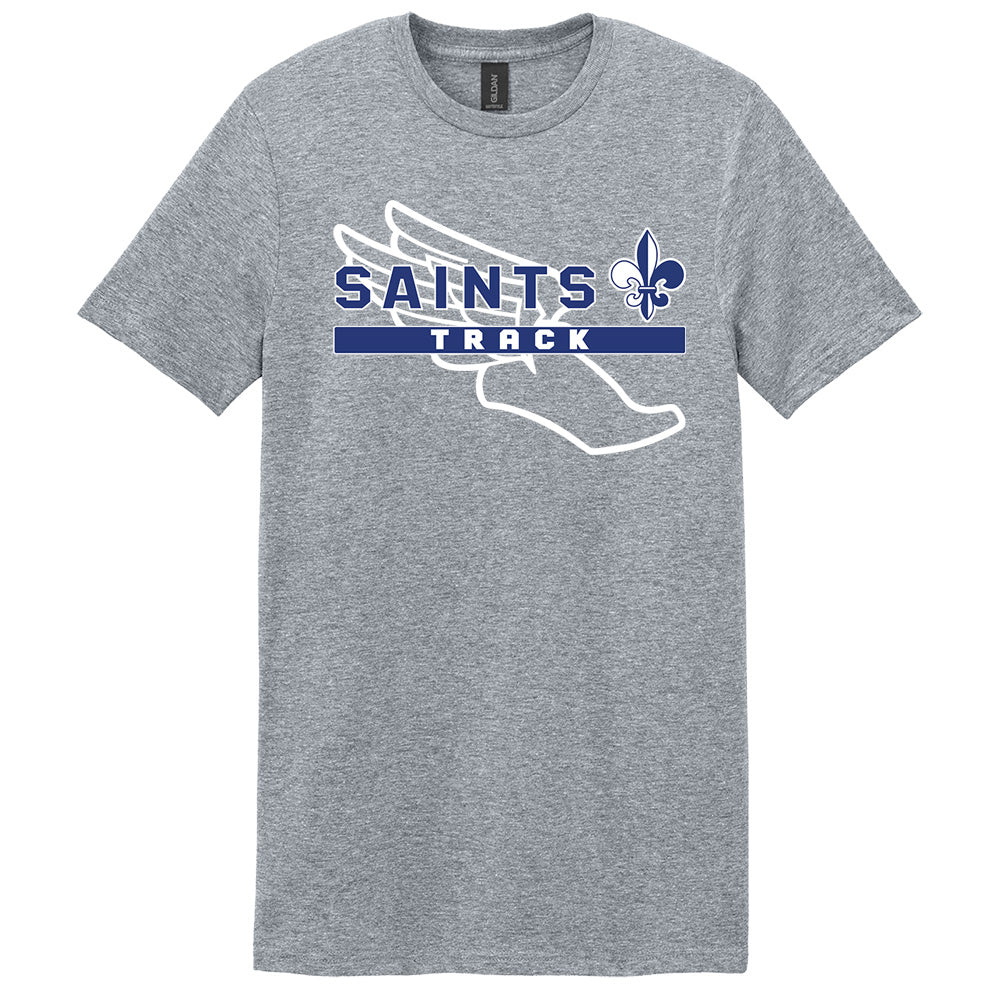 Saints Track Men's Tech Short Sleeve Tee