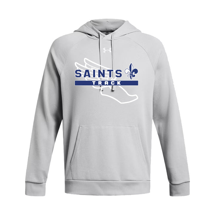 Saints Track Men's UA Rival Fleece Hood