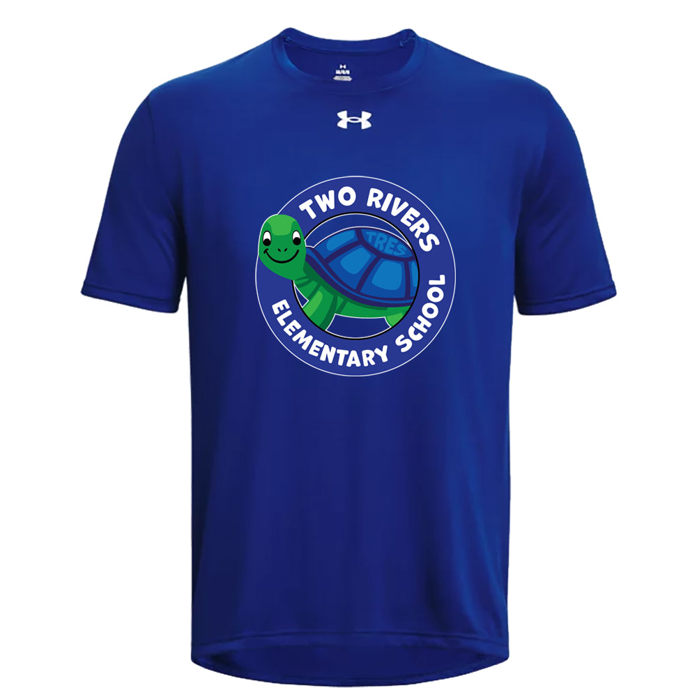 Two Rivers Elem. Under Armour Tech Short Sleeve T-Shirt (Royal)