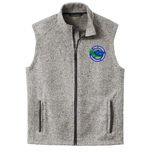 Two Rivers Elem. Men's Vest (Grey Heather)