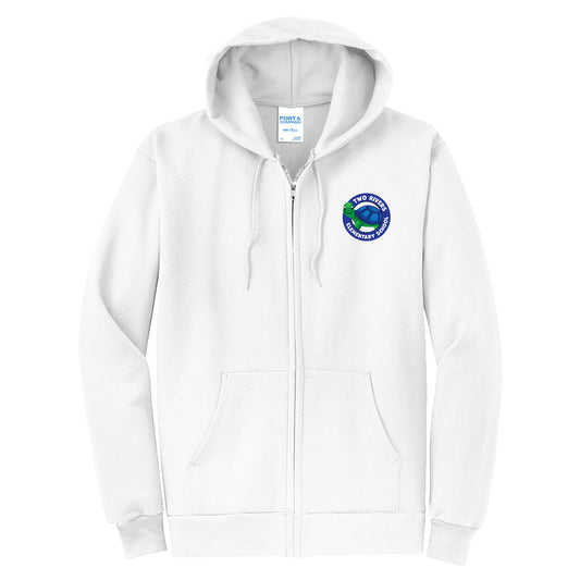 Two Rivers Elem. Core Fleece Full-Zip Hooded Sweatshirt