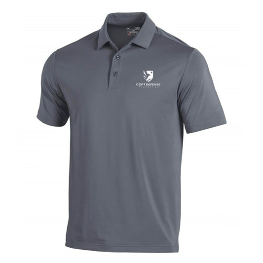 CDP Under Armour T2 Green Performance polo (Pitch Grey)