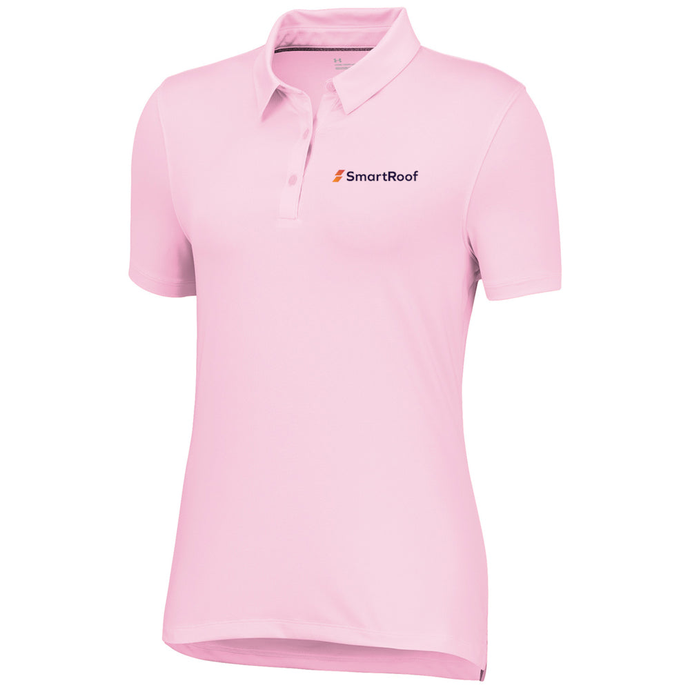 Smartroof Womens T2 Green Polo(Pink)