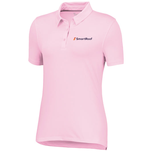 Smartroof Womens T2 Green Polo(Pink)