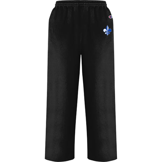 Saints Fleur youth Champion Powerblend® Fleece Open Bottom Pant