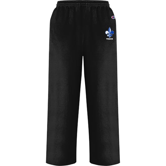 Saints track youth Champion Powerblend® Fleece Open Bottom Pant